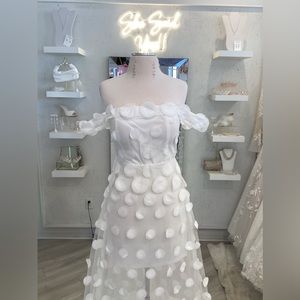 Off the Shoulder Wedding Dress